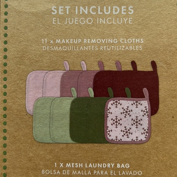 Erase Your Face 12 Days of Cleansing Reusable Makeup Removing Cloths Set NEW - Picture 4 of 15